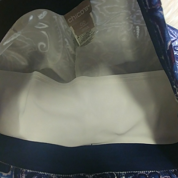 Chico's Paisley Print Knit Pant - Picture 6 of 8